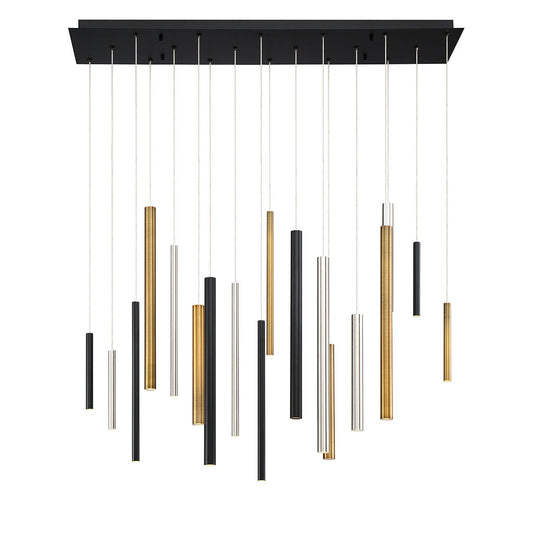 Santana, Chandelier, 18-Light, 42", Mix