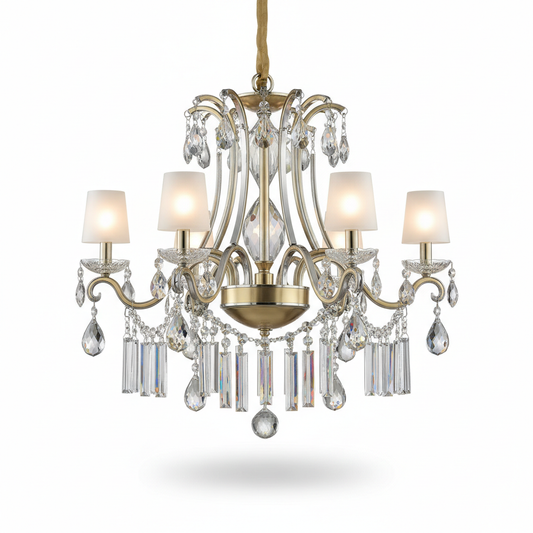 Valerisse Crystal Draped Chandelier