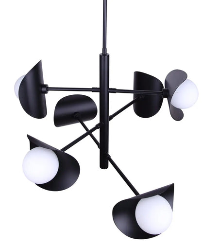 Arion 6-Light Chandelier – Matte Black