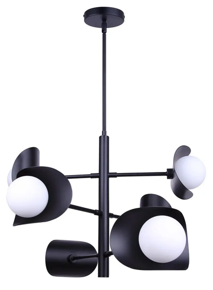 Arion 6-Light Chandelier – Matte Black