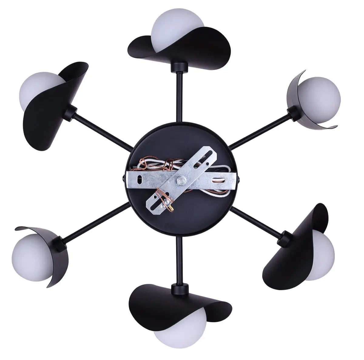 Arion 6-Light Chandelier – Matte Black