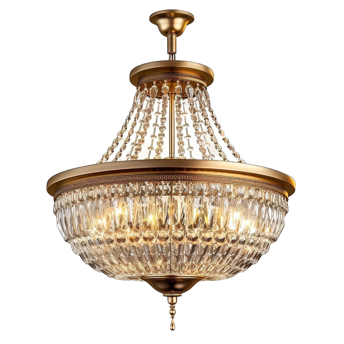 Luxury Tiered Crystal Chandelier