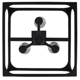 Zelie 3-Light Chandelier – Matte Black